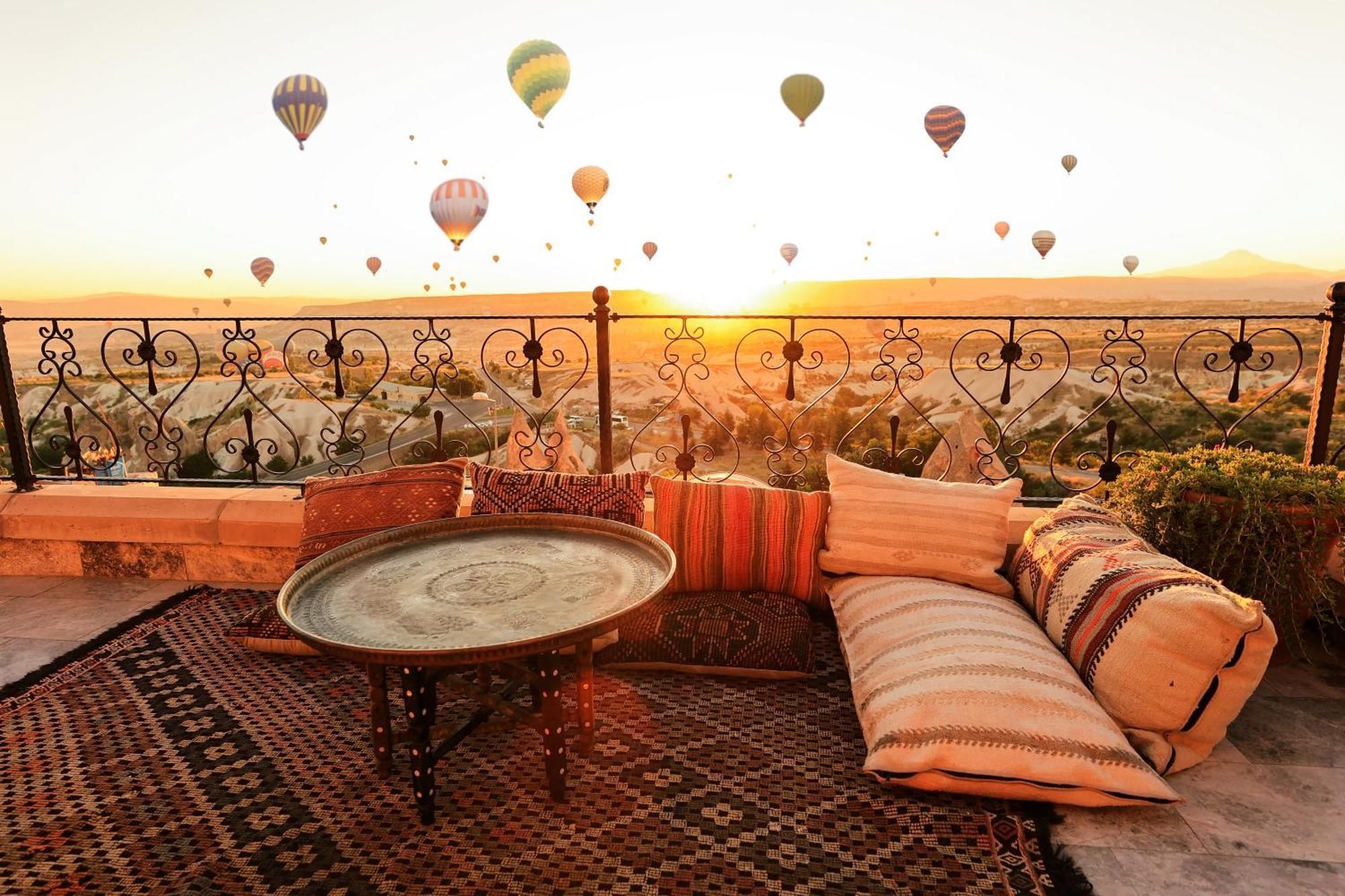 Simera In Cappadocia - Special Class - Best View Rooftop Üçhisar Kültér fotó